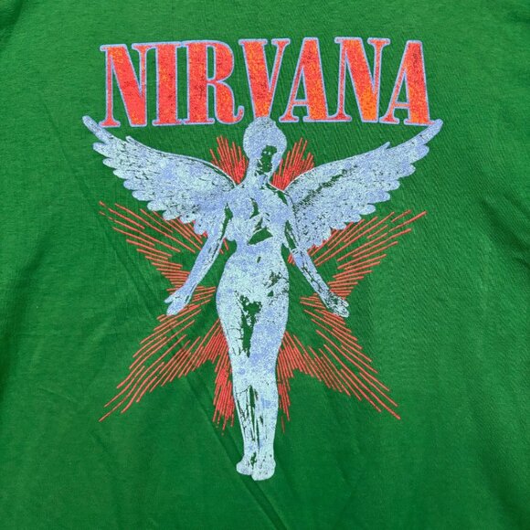 Nirvana “In Utero” Album Grunge Band Graphic T-Shirt Size Extra Large - Picture 2 of 4